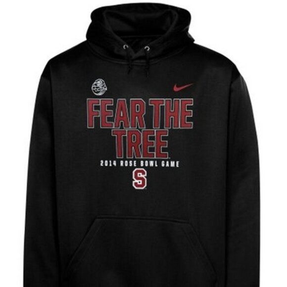 RARE Nike Therma-Fit Stanford Cardinal Fear Tree Football Team Hoodie sweatshirt - Picture 1 of 4